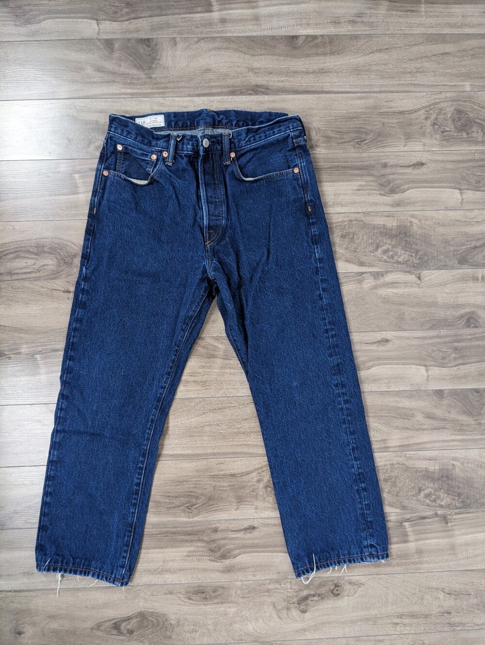 Gap Men's Jeans Original Fit Straight Leg Dark Blue Size 31